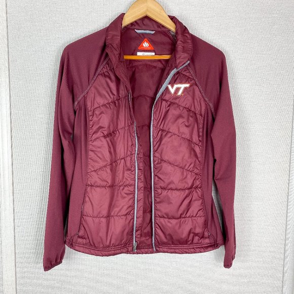 NWOT Virginia Tech Columbia longsleeve windbreaker - Picture 1 of 5